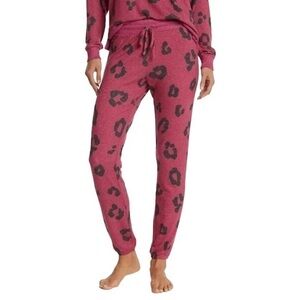 Abound Cozy Joggers Purple Animal Print